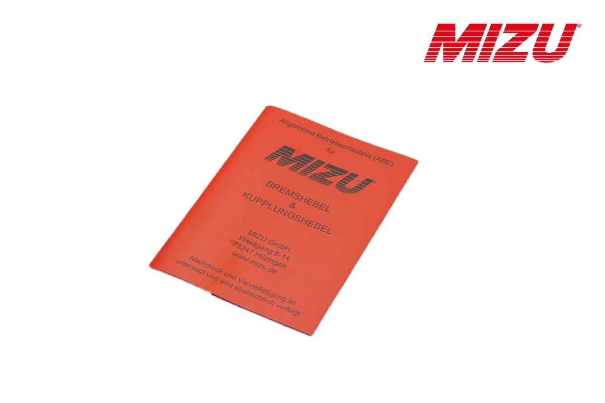 ABE (vehicle part certificate) for MIZU break- and