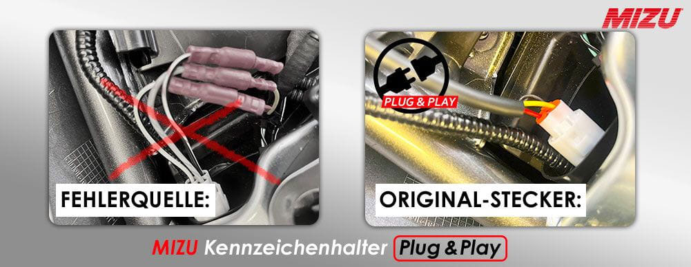 Plug & Play Kennzeichenhalter