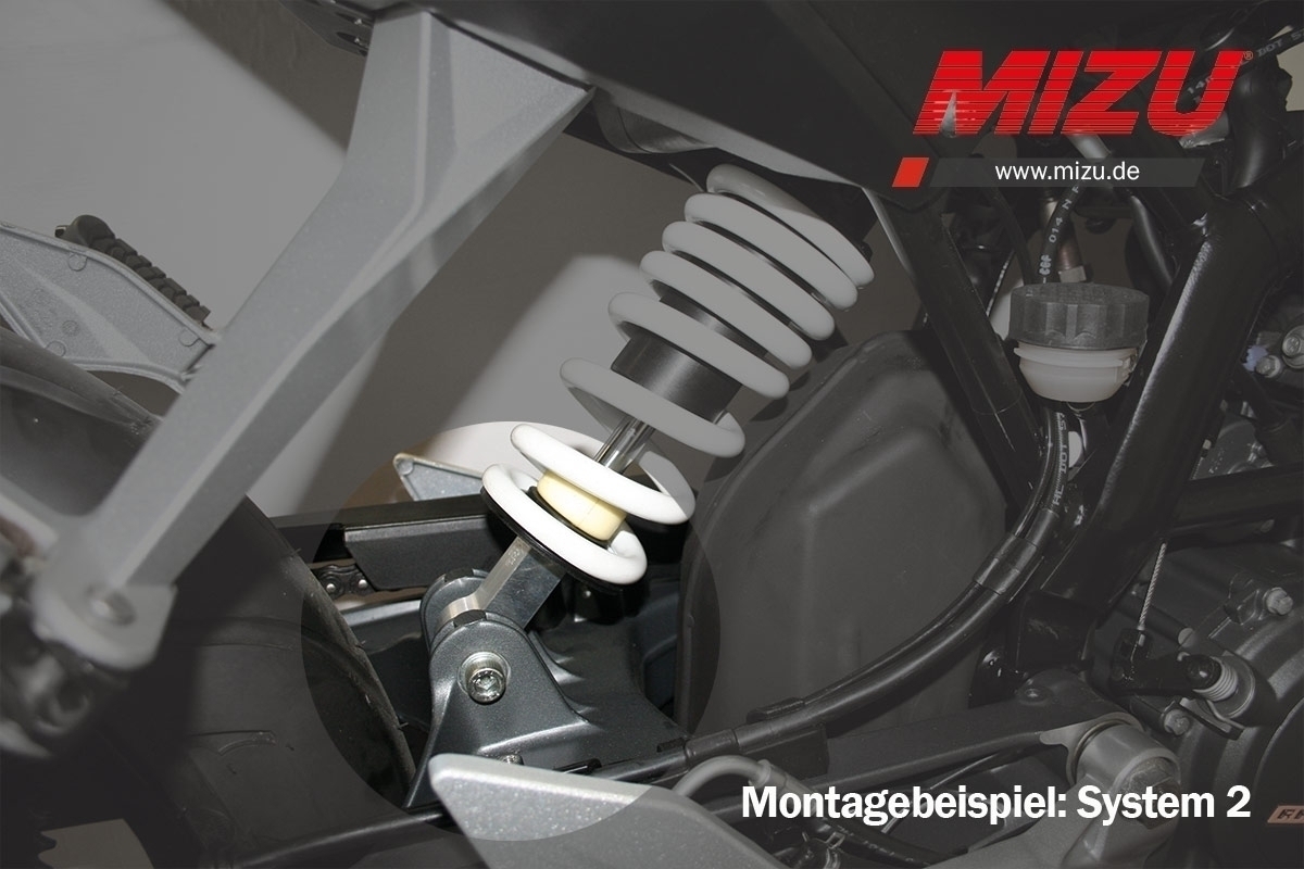 Tieferlegung für KTM 125 Duke ab 2024, Husqvarna Svartpilen / Vitpilen 125